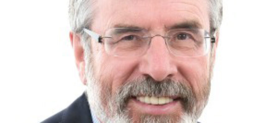 No return to the status quo, writes Gerry Adams
