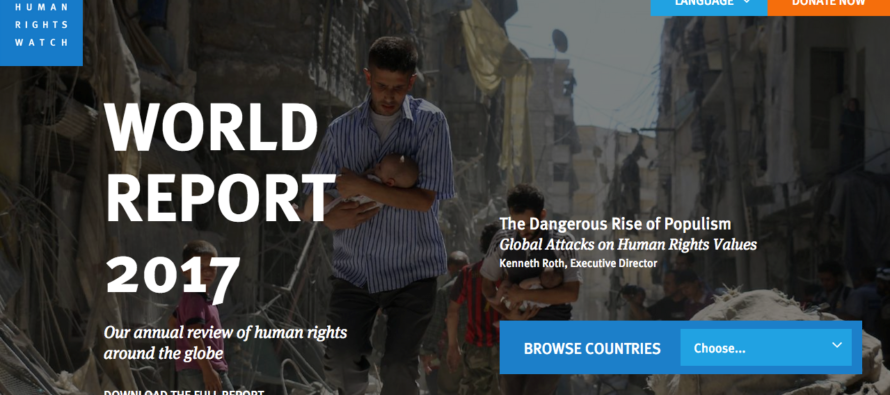 Human Rights Watch, 2017 WORLD REPORT 