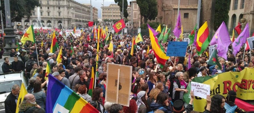 10 thousand people in Rome for Rojava