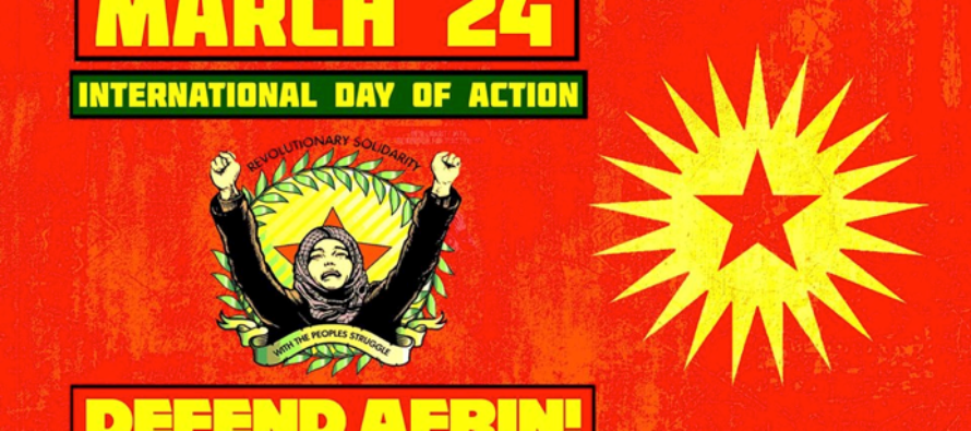 AFRIN IS NOT ALONE! WORLD DAY FOR AFRIN MARCH 24