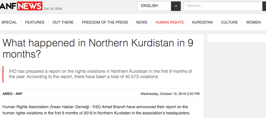 “In  the first 9 months…” TERROR IN ‘TURKISH’ KURDISTAN