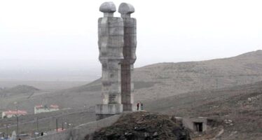 Demolition of monument to humanity violated rights of sculptor