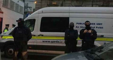DUBLIN, Ireland  “Masked Garda threaten housing campaigners with batons”