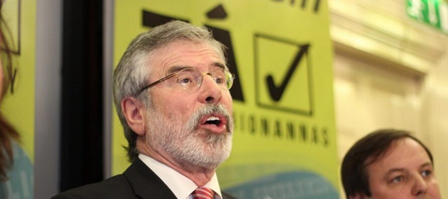 Gerry Adams replies to Fianna Fáil leader
