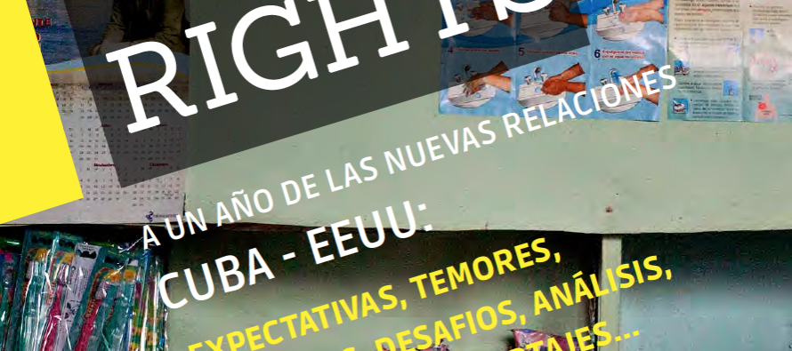 New issue of Global Rights dedicated to the new relation between Cuba and the US out tomorrow